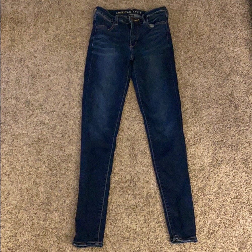 Dark wash American Eagle Jeans, size 6 Long